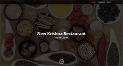 Desktop Screenshot of newkrishnarestaurant.com